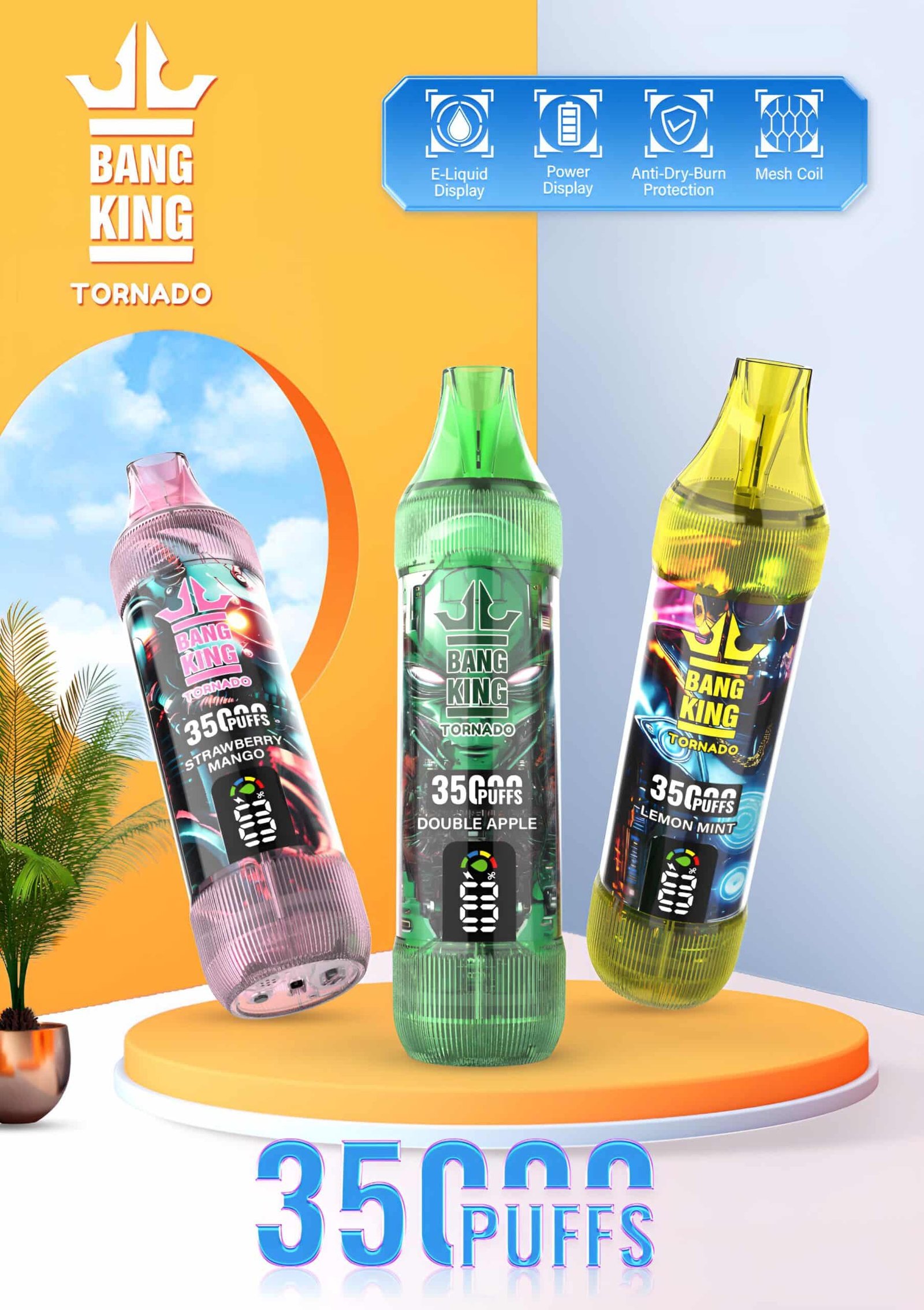 Bang King 35000口大煙量拋棄式電子煙 歐美暢銷款 Bang King 35000口大煙量拋棄式電子煙 歐美暢銷款:圖片 4